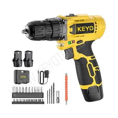 Kit Taladro Atornillador Inalámbrico 12v Con Batería Y Cargador